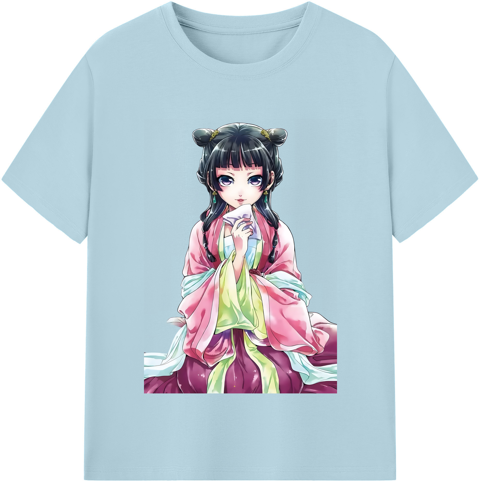 （画像用） 薬屋のひとりごと The Apothecary Diaries 綿100％半袖Tシャツ（フロントプリント）